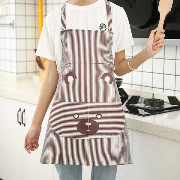 kitchen aprons fashion women man aprons commercial restaurant home bib spun poly polyester 65*62cm