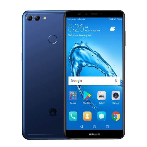 HUAWEI Y9 (2018) Globale Version 4G Smartphone Android 8.0 (Oreo) EMUI 8 Kirin 659 32 GB ROM 3 GB RAM 5,93 ”16 MP + 13 MP Kamera 4000 mAh Fingerabdrucksensor Dual-SIM-EU-Stecker