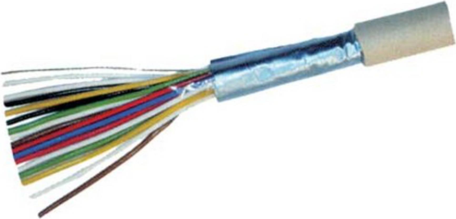 S/CONN maximum connectivity Telefonkabel 8x2x0,6 J-Y(ST)Yrund für Unterputzmontage, 25,0m (76880-25)