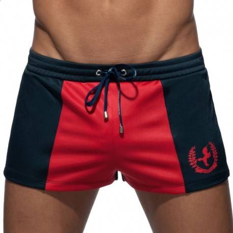 Addicted Horse Short - Navy - Red S