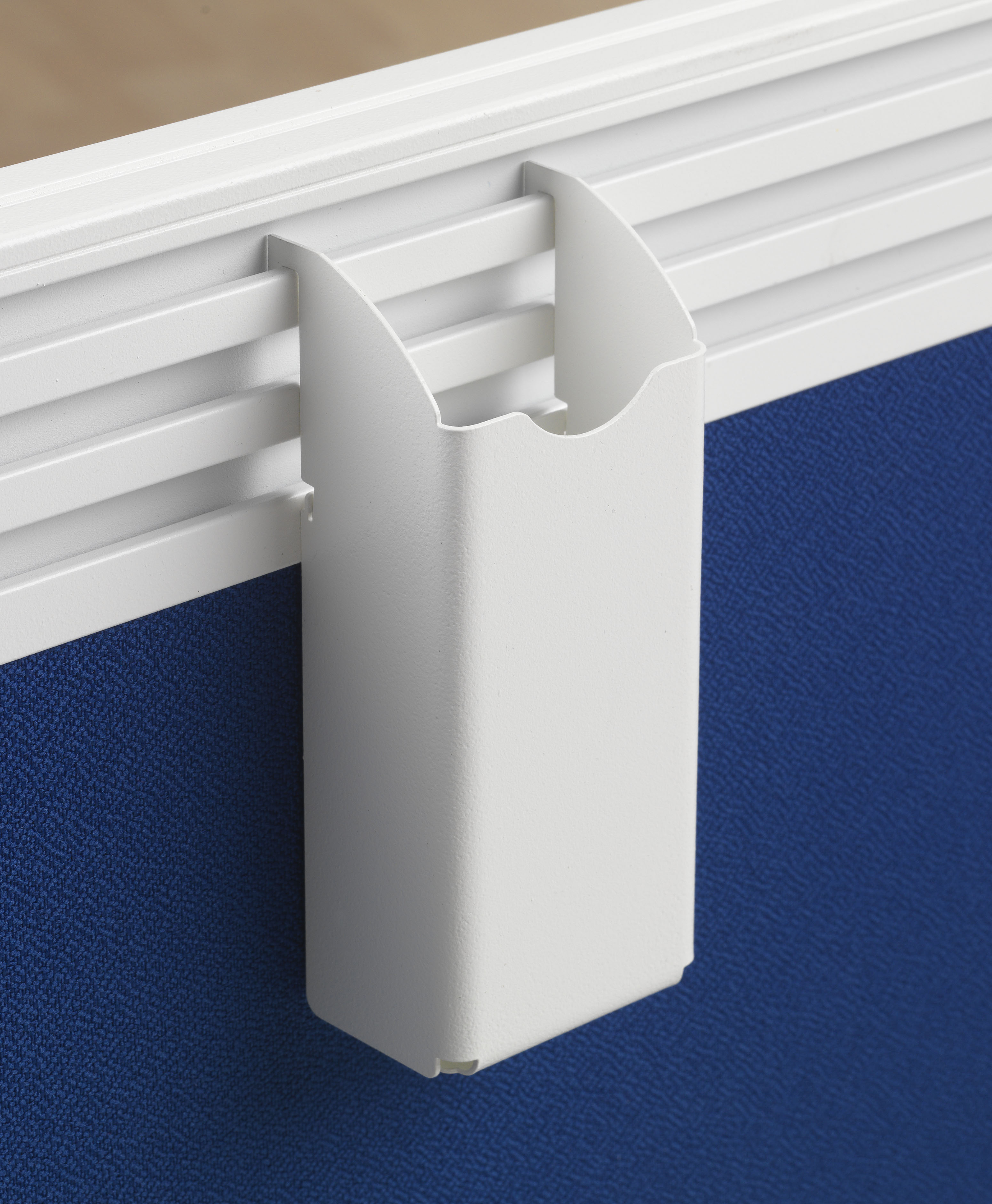 Metal Pen Pot - White