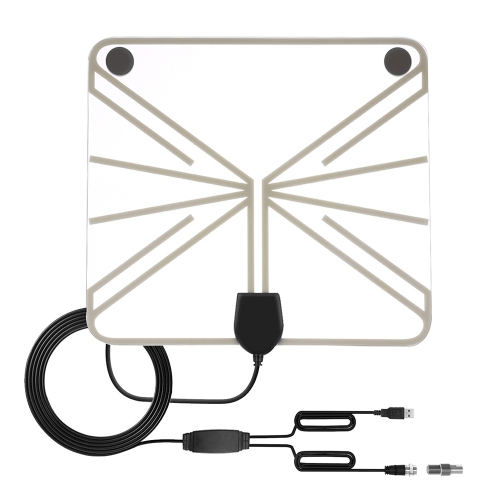 WAAO TV Antenna Indoor HD Digital TV Antenna with 50 Miles Long Range