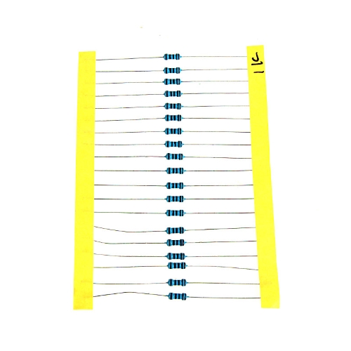 1280pcs 64 Values 1 ohm - 10M ohm 1/4W Metal Film Resistors Assortment Kit Set