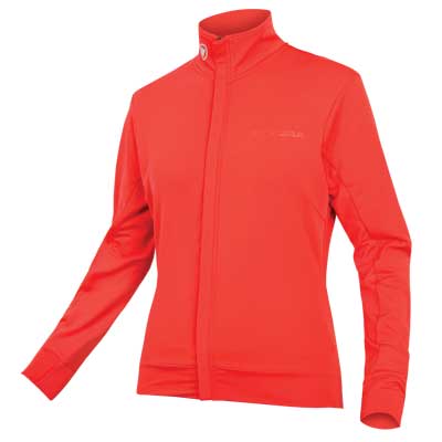 ENDURA Wms Xtract Roubaix L/S Jersey: Coral - XS
