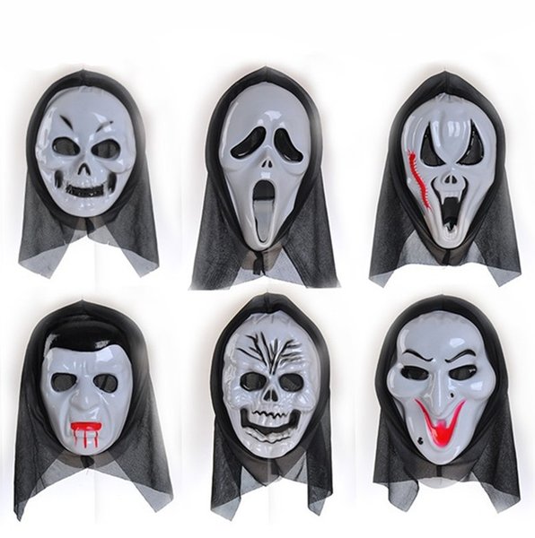Party Mask Funny Halloween Whole Person Dance Props Horror Monolithic Devil Skeleton Ghost Face Scream