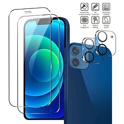 [Pack 22] Téléphoner Protection Écran  Protecteur D'objectif D'appareil Photo Pour Apple iPhone 14 Pro Max Plus 13 12 11 Mini X XR XS 8 7 Verre Trempé Haute Définition (HD) Accessoire de Téléphone miniinthebox