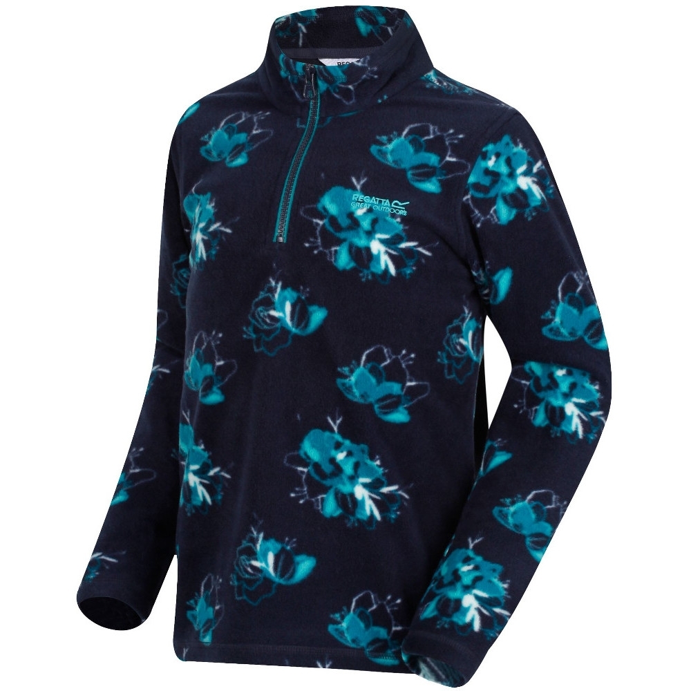 Regatta Boys & Girls Lovely Jubblie Half Zip Fleece Top 13 Years - Chest 79-83cm