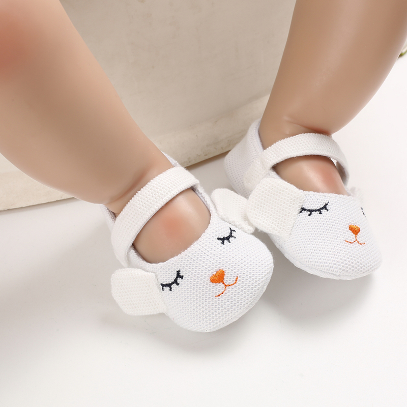 Baby / Toddler Girl Adorable Animal Decor Solid Velcro Shoes (Various colors)