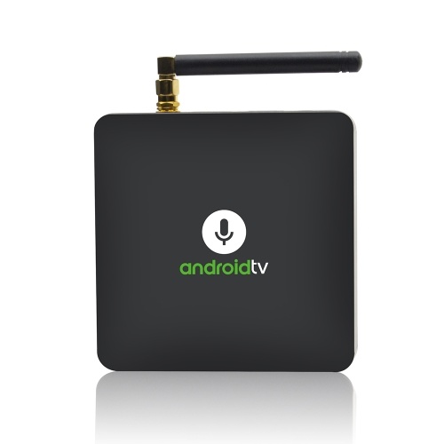 MECOOL KM8 Google Certifié ATV Android TV TV Box avec Télécommande IR & BT Voice IR