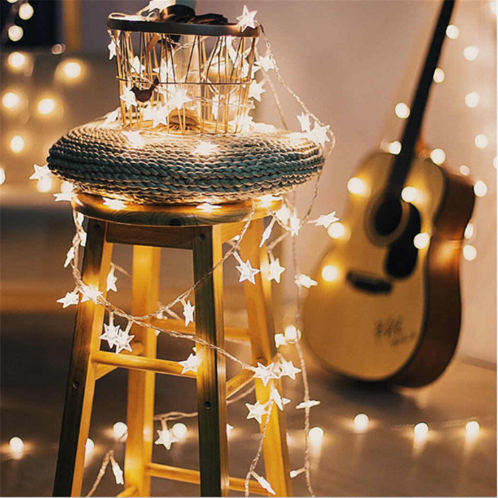 20 Pcs Led Star Design Light String