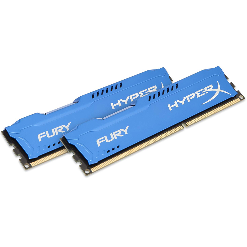 HyperX FURY 16GB (2x8GB) 1333MHz DDR3 240-Pin CL9 DIMM PC Memory Module - Blue