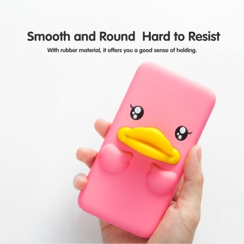 B.Duck S1 Portable Phone Charger External Battery Pack 10000mAh High Capacity Power Bank for iPhone Pad Android and More (Black)