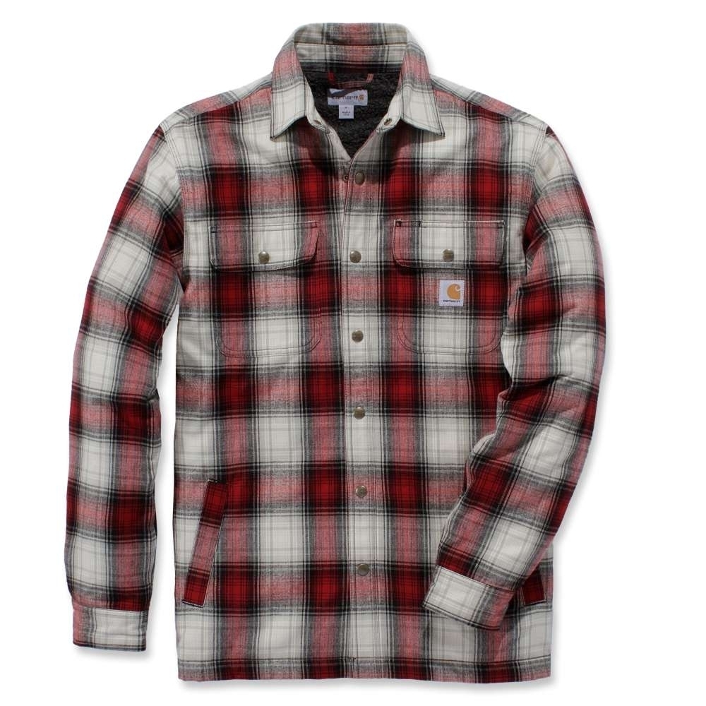 Carhartt Mens Hubbard Sherpa Lined Cotton Shirt Jacket XL - Chest 46-48' (117-122cm)