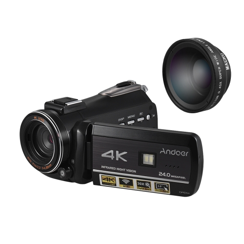 Andoer AC3 4K UHD 24MP caméra vidéo numérique caméscope