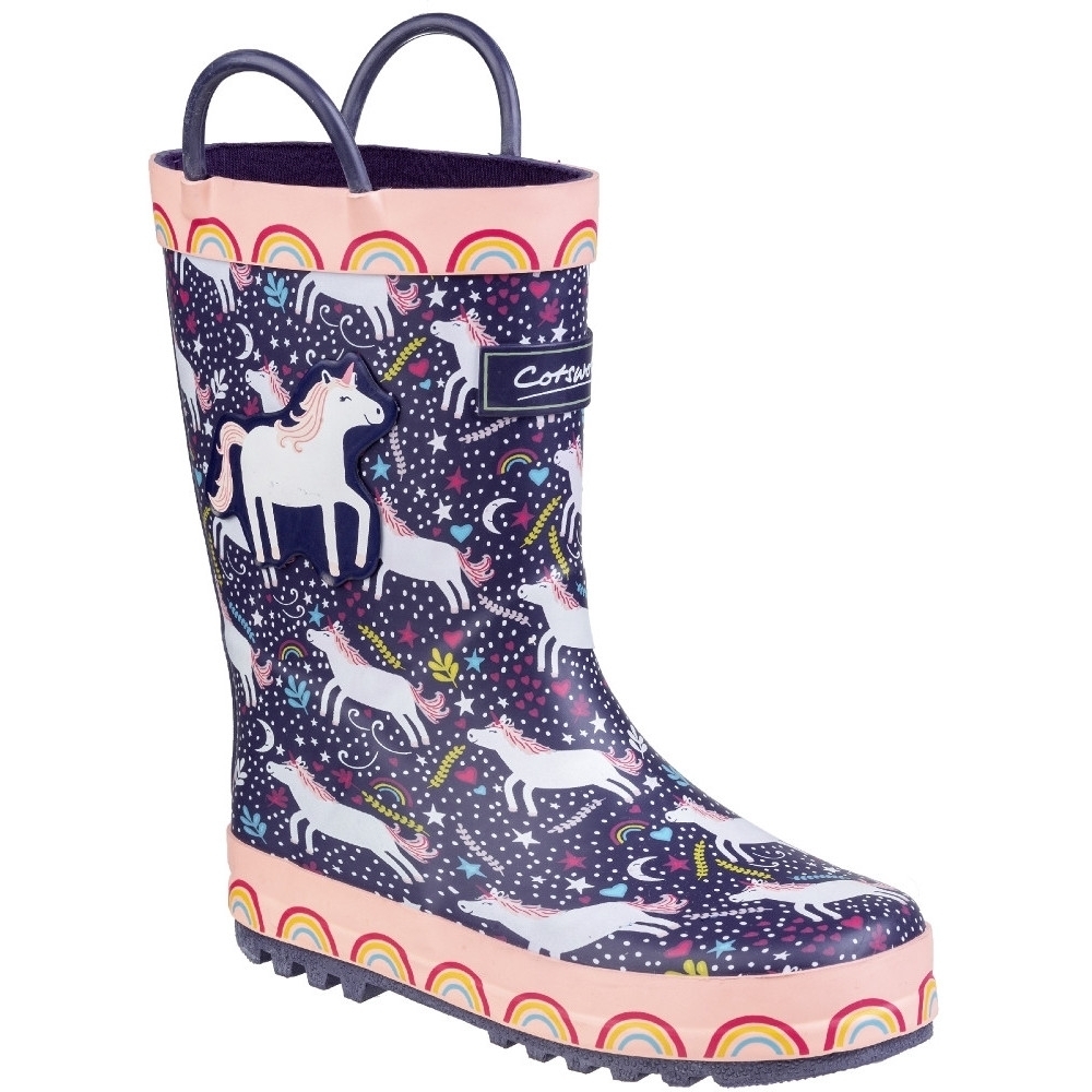 Cotswold Boys & Girls Sprinkle Mid Height Wellington Boots UK Size 4.5 (EU 21)