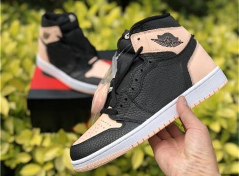 1s High OG 1 Black Crimson Tint Men Basketball Shoes Hyper Pink White Black Sports Shoes Sneakers