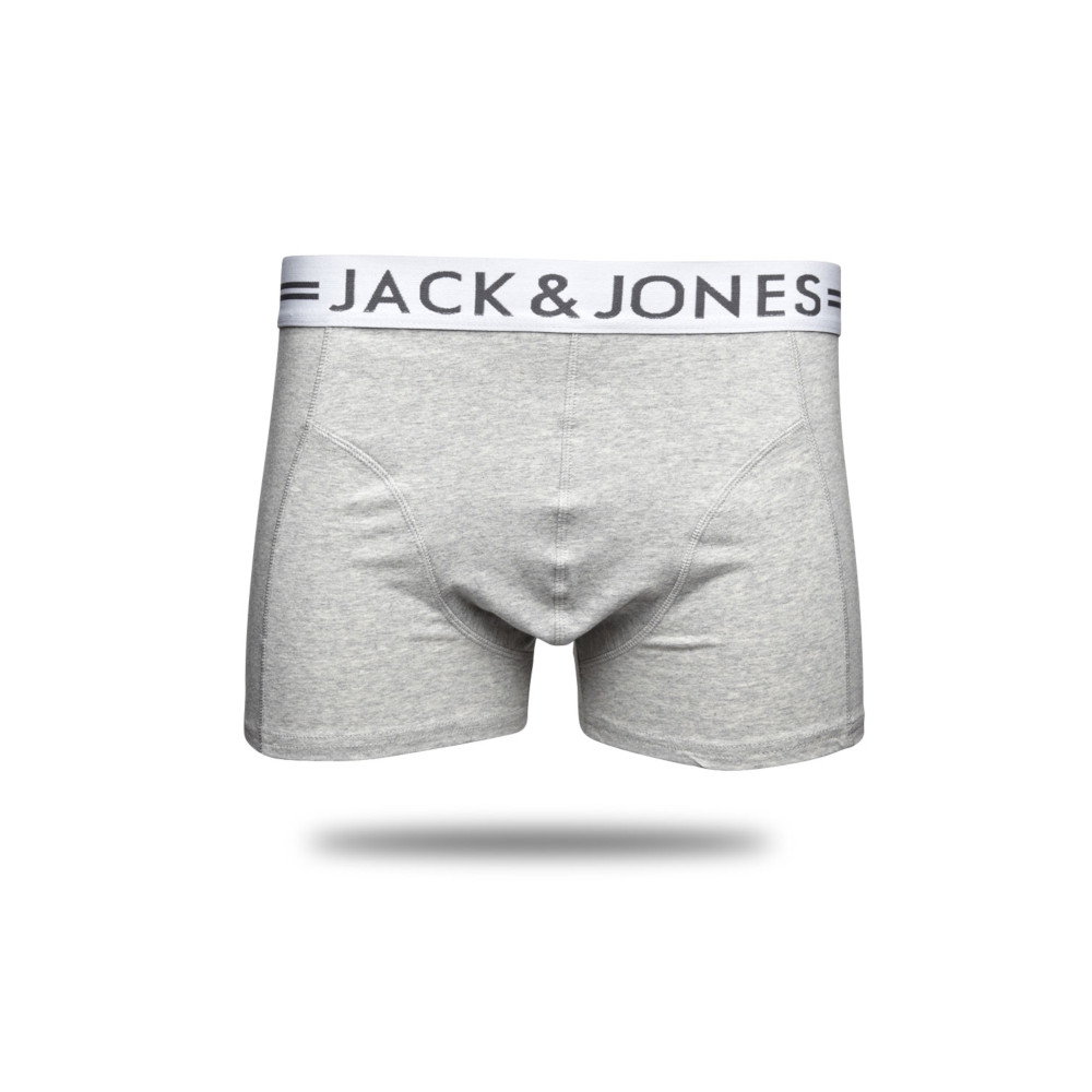 Jack & Jones Mens Sense 3 Pack Elasticated Boxer Shorts S - Waist Size 31-32' (81cm)
