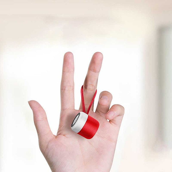 new mini bluetooth wireless speaker portable small stereo hand-held light wireless subwoofer bluetooth loudspeaker box 2 colors