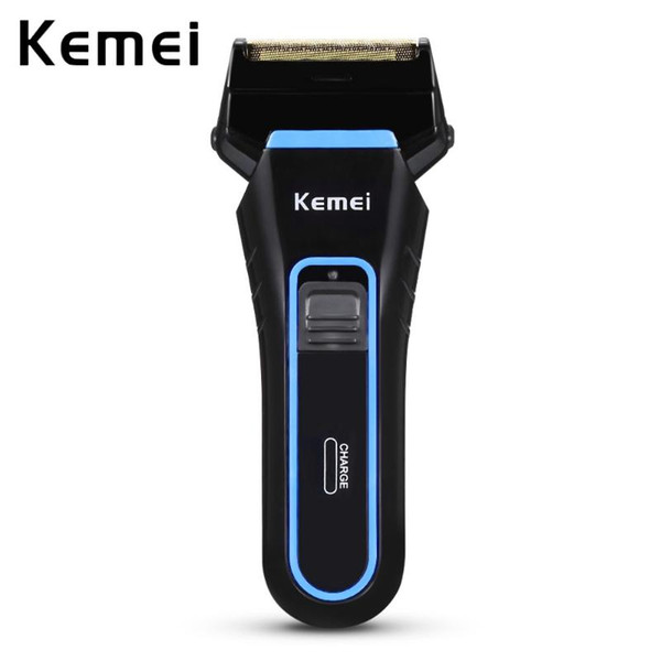 kemei-2020 professional electric razor men's beard shaver 100-240v rechargeable electric shaver portable razor trimmer