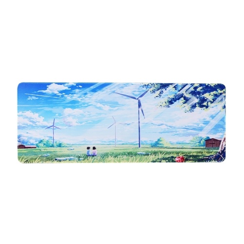 Tapis de souris extra-large Tapis de souris antidérapant Tapis de souris en caoutchouc pour clavier de bureau