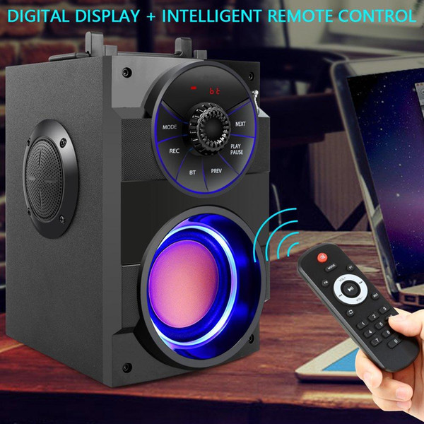 good quality portable bluetooth speaker wireless stereo big powerful subwoofer bass speakers boombox support fm radio tf aux usb s37