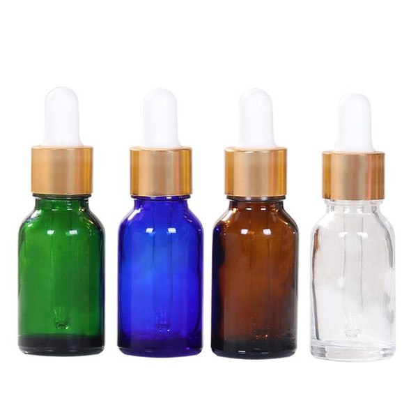 5ml/10ml/15ml glass dropper bottle for bottle perfume mini portable bottle empty cosmetic clear dropper vial