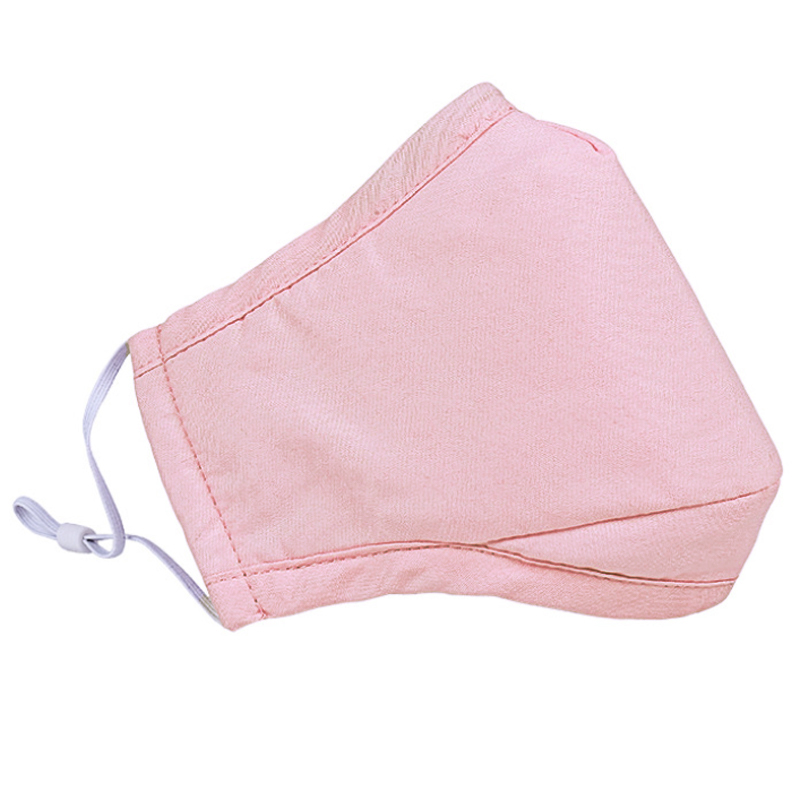 One Pack Adult Solid Woven Fabric Shell Half Face Mask (Not Include Filters)