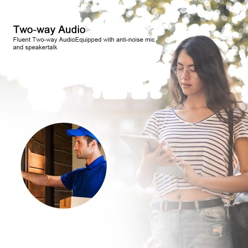 DC08 WIFI Caméra Solaire 1080P Sans Fil Minitor Plug-in Gratuit IP67 Vision Nocturne Interphone Vocal en Temps Réel Détection de Mouvement Alarme