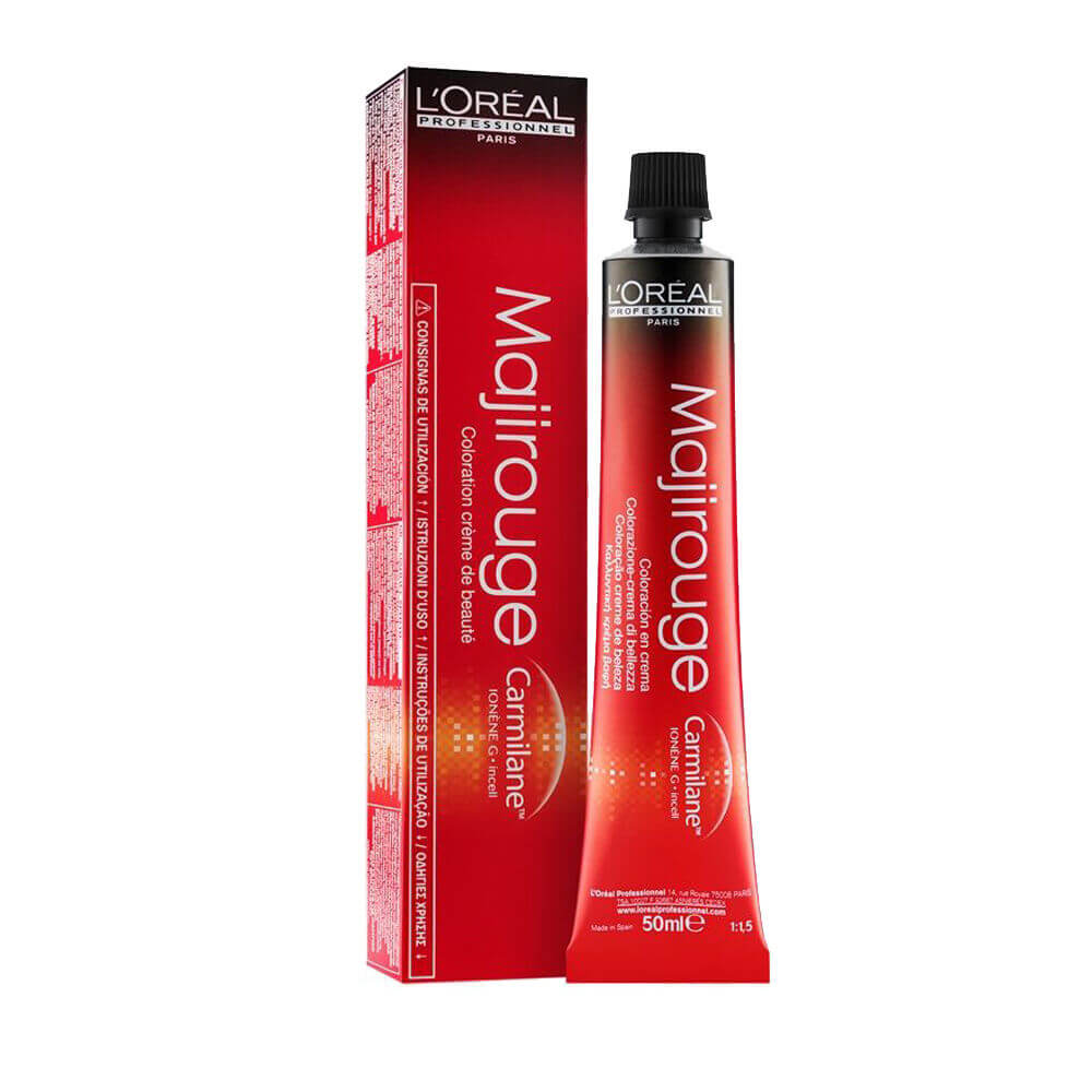 L'Oréal Professionnel Majirouge Carmilane Permanent Hair Colour  - 4.16 50ml