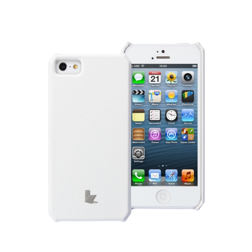Jisoncase microfibre fait main Etui Housse pour iPhone 5