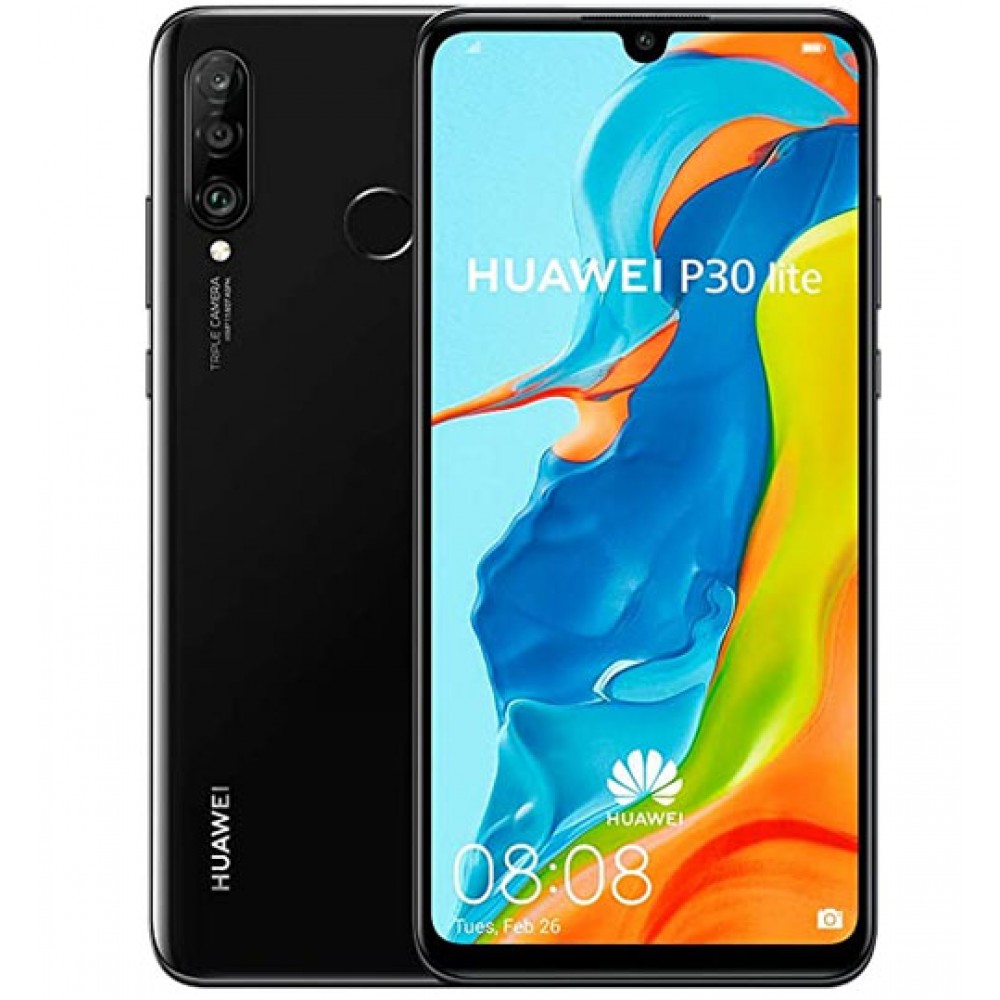 Huawei P30 Lite 128GB Dual Black - GSM Unlocked