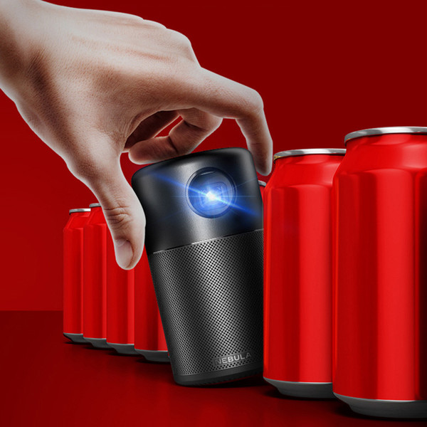 portable home business led projector 750 ansi lumens android 4k hd 100 "cinema for u disk dvd tv box built-in hifi bluetooth speakers