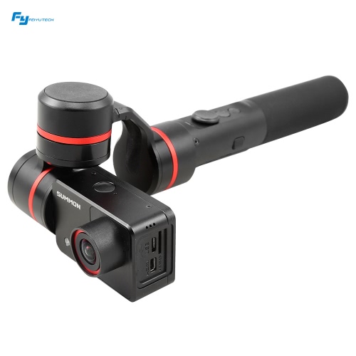 Feiyu Summon 3-Axis Brushless Stabilized Handheld Gimbal Integrated 4K 1080P 60FPS Panorama Action Camera all-in-one 16 Mega Pixels 2.0 Inch HD Display with LED Fill Light One Tap for 360