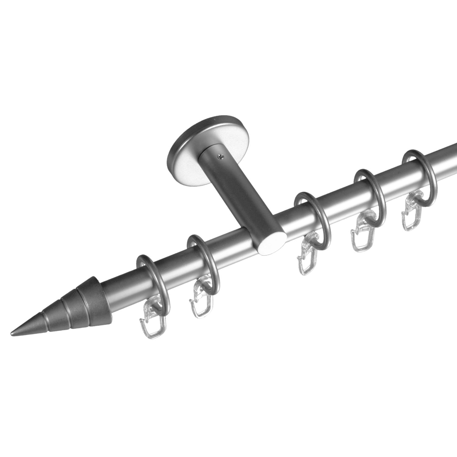 Gardinenstange Kegel mit Rille 16 mm Stilgarnitur - Gardinenstange Kegel mit Rille 16 mm Stilgarnitur
