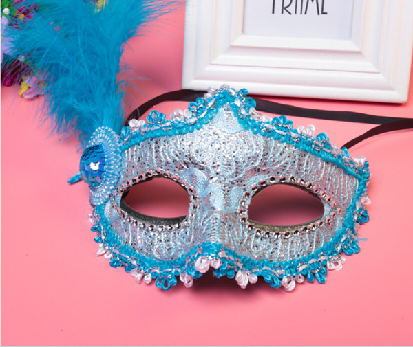 2019 wholesales explosion halloween masquerade venice patch painted princess party mask christmas mask