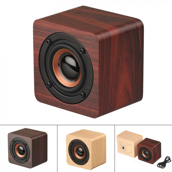 good quality q1 mini portable wooden bluetooth speaker subwoofer for smartphone tablet lapwireless bluetooth speaker for mobile phone