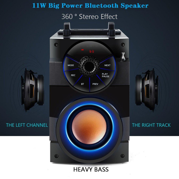 new portable bluetooth speaker wireless stereo big powerful subwoofer bass speakers boombox support fm radio tf aux usb s37