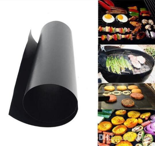 Non-Stick BBQ Grill Mat Thick Durable 33*40CM Gas Grill barbecue mat Reusable No Stick BBQ Grill Mat Sheet Picnic Cooking Tool