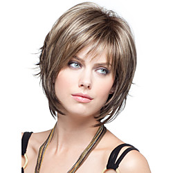 Synthetic Wig Straight Straight Wig Short Brown Synthetic Hair Women's Brown Lightinthebox