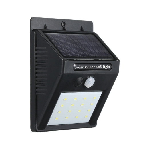 12pcs 16pcs 20pcs 25pcs 30pcs LED Solar Powered PIR Motion Sensor Wall Lamp