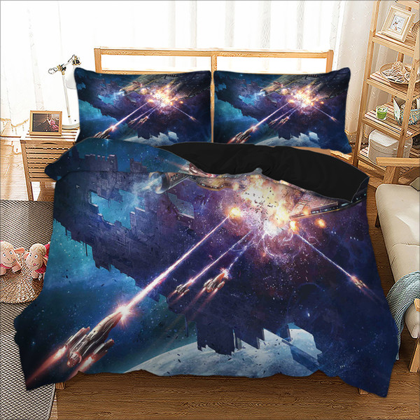wensd pattern bedding set duvet cover +pillowcases cover set 2/3pc/set bedclothes bed twin full queen king size space