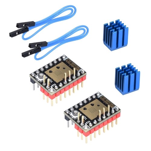 Pièce d'imprimante 3D BIQU TMC2209 V1.2 Pilote de moteur pas à pas Compatible avec la carte SKR V1.3 V1.4 SKR mini E3/MKS GEN L V2.0/Anycubic I3 Mega Board