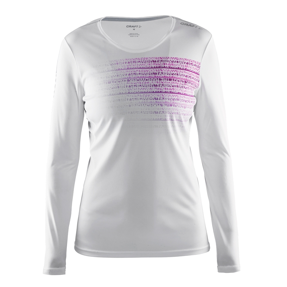 Craft Womens Mind 100% Polyester Long Sleeve Running Tee M - UK Size 12