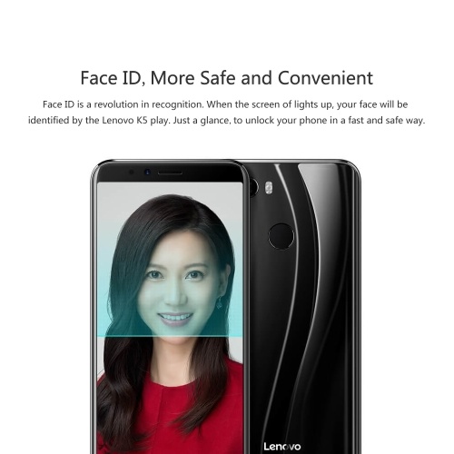 Lenovo K5 Play 4G Cellphone Face ID 3GB RAM 32GB ROM