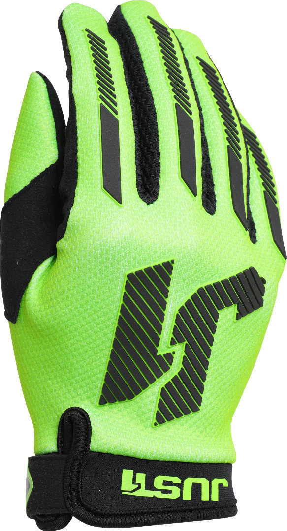 Just1 J-Force X Jugend Motocross Handschuhe Schwarz Grün S