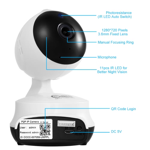 NEO Coolcam HD 720P Wireless WiFi  IP Camera Baby Monitor