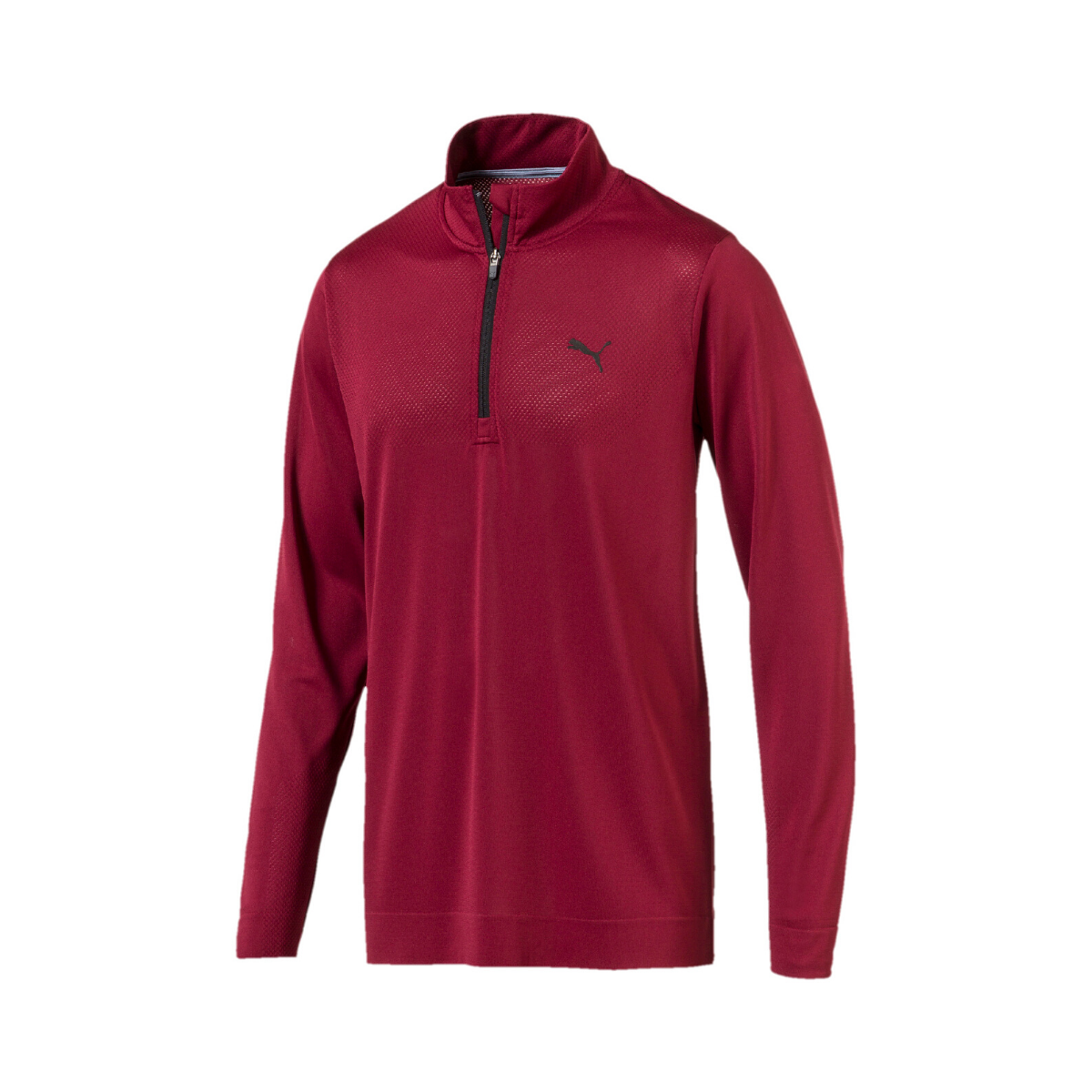 Puma Evoknit Essential 1/4-Zip Pullover Herren bordeauxrot