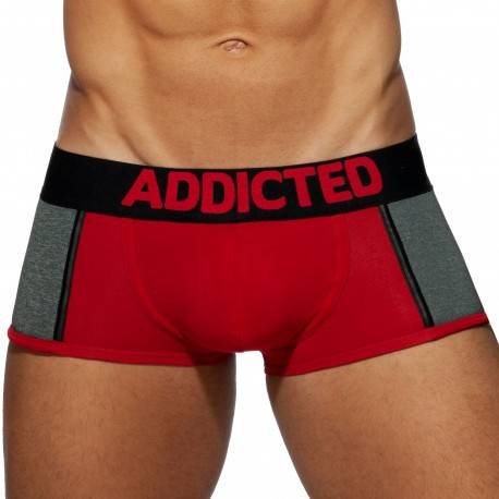 Addicted Spacer Boxer - Red - Grey XXL