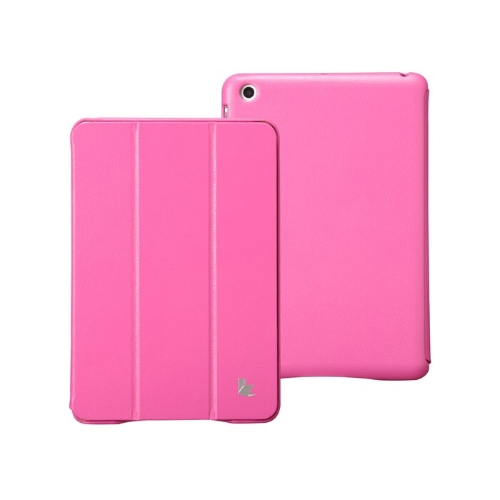 Kunstleder Magnetic Smart Cover schützende Fall stehen für iPad Mini Wake-Up schlafen ultradünne Rose