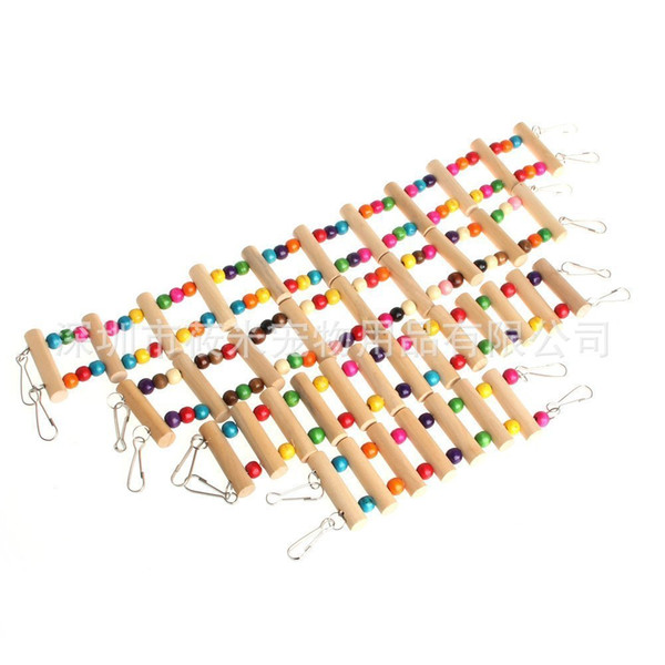 parrot toys cage soft bridge cableway suspension bridge hamster sugar glider suspension bridge toys can't break
